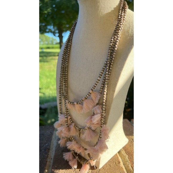 Bluma Project Luna Tassel Necklace -- 20" - Picture 5 of 8